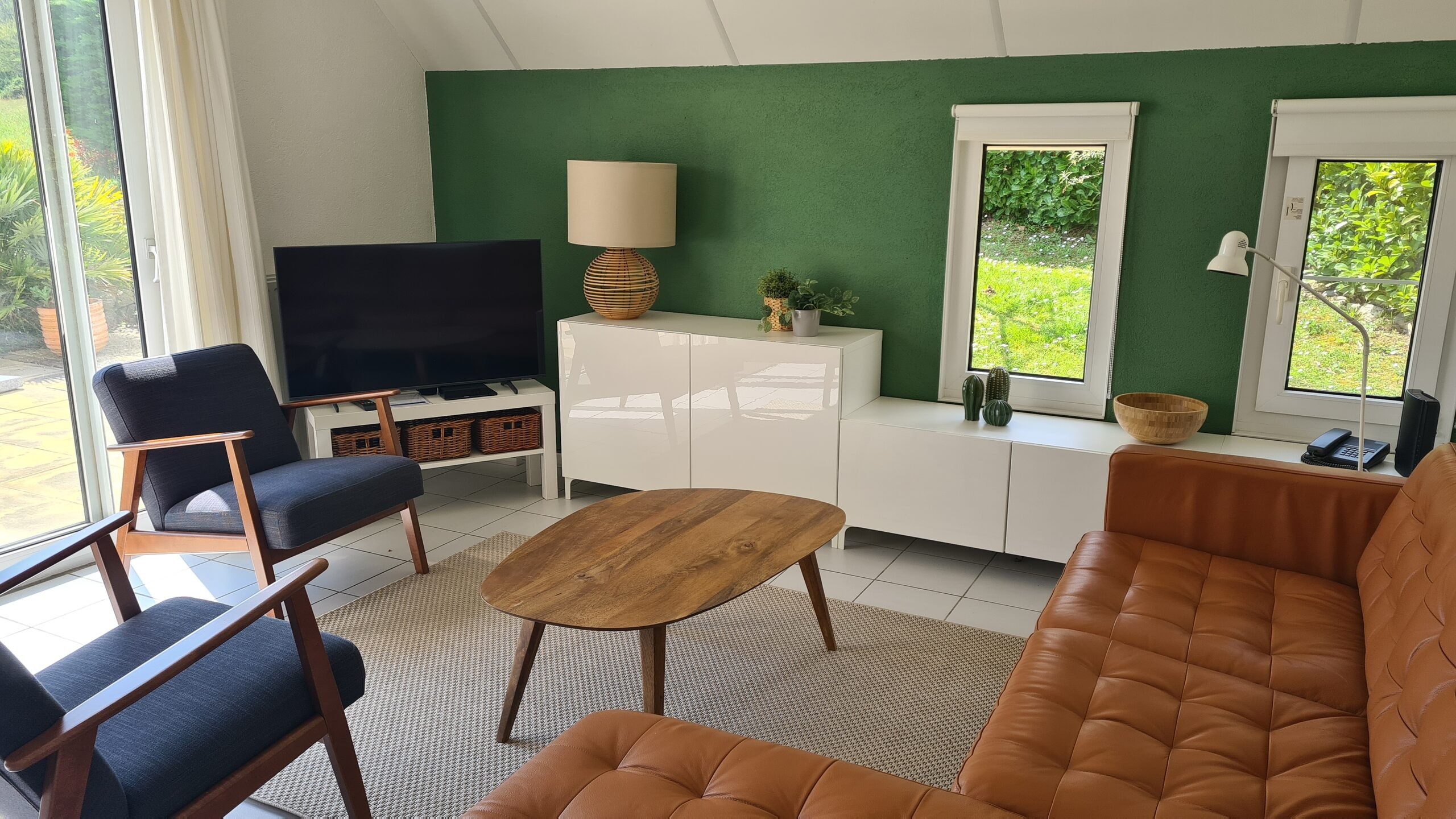 Gezellige woonkamer villa 74