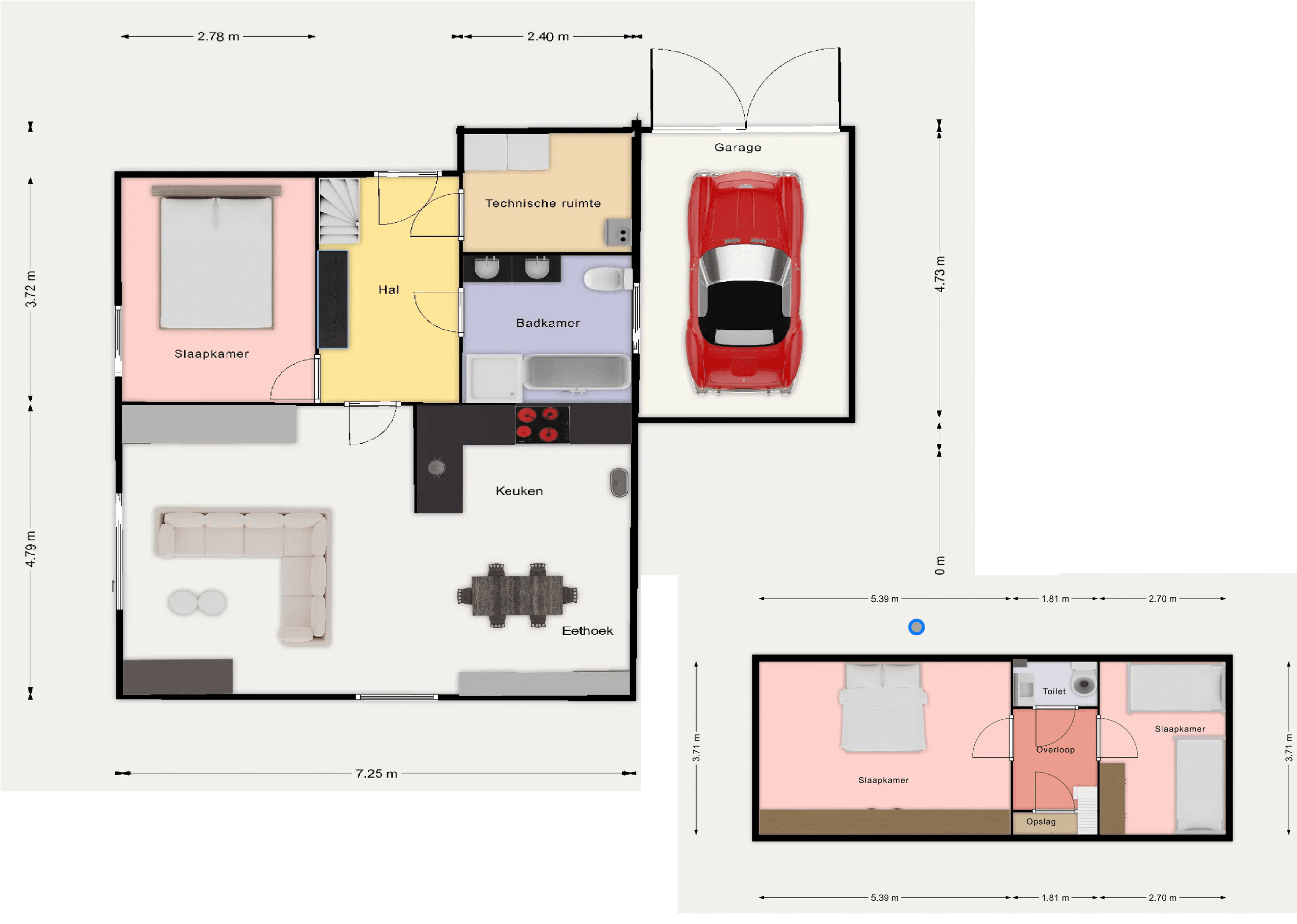 Plan villa espace deluc